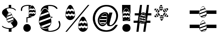 Easter Egg Font OTHER CHARS