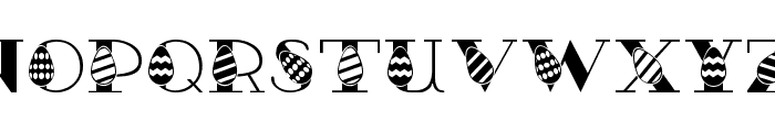 Easter Egg Font UPPERCASE