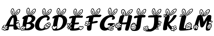Easter Fabulous Italic Demo Italic Font UPPERCASE