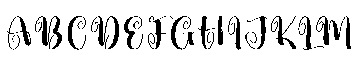 Easter Saturday Font UPPERCASE