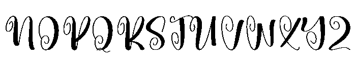 Easter Saturday Font UPPERCASE