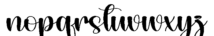 Easter Saturday Font LOWERCASE