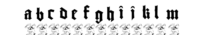 EasterBunny Font LOWERCASE