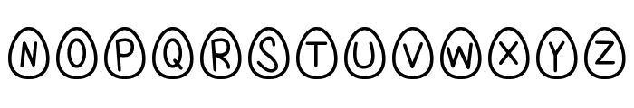 EasterFont St Font LOWERCASE