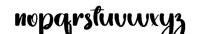 Easter Font LOWERCASE