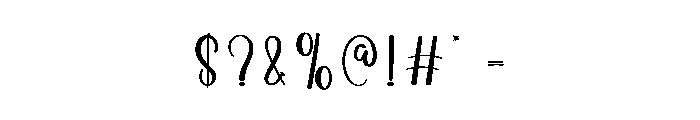 Easterday Font OTHER CHARS