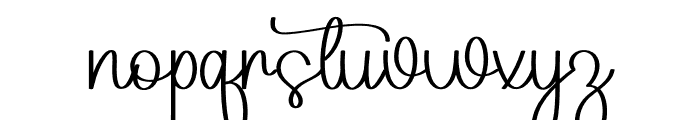 Eastering Blossom Font LOWERCASE