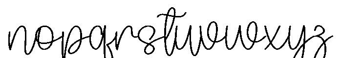 Eastern Font LOWERCASE