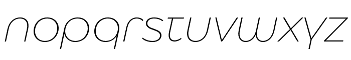 Eastman Alternate Trial Extralight Italic Font LOWERCASE