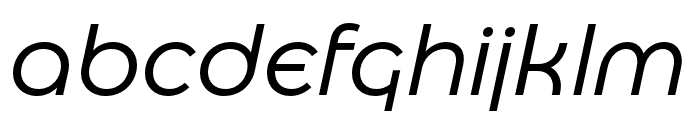 Eastman Alternate Trial Italic Font LOWERCASE