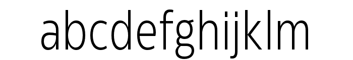 Eastman Cnd Trial Light Font LOWERCASE