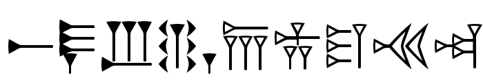 EasyCuneiform Font OTHER CHARS
