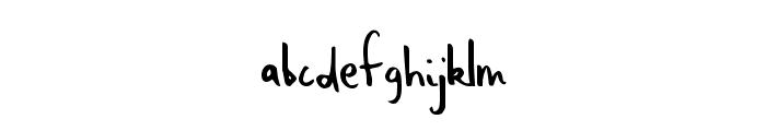 EasyDoughDT Font LOWERCASE