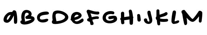 EasygoingnessDemo-Regular Font LOWERCASE