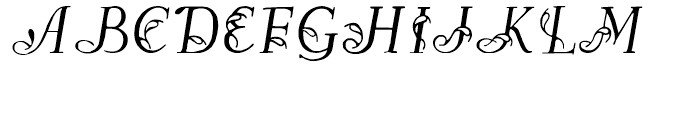 Easy Egmontian Regular Font UPPERCASE