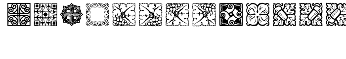 Easy Tiles Regular Font LOWERCASE