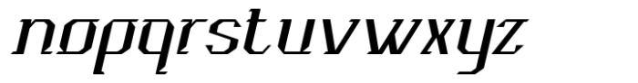 EAD Futurisct Italic Round Font LOWERCASE