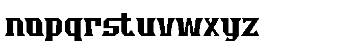 Eaglefly Regular Font LOWERCASE