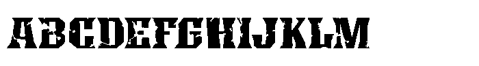 Eaglefly Rough Regular Font UPPERCASE