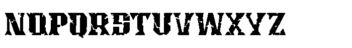 Eaglefly Rough Regular Font UPPERCASE