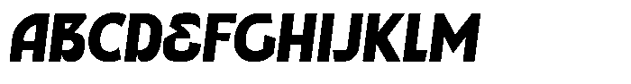Eaglo Italic Font UPPERCASE