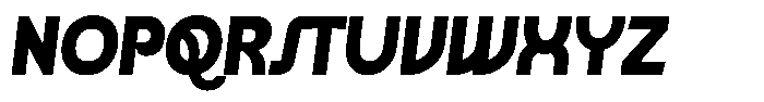 Eaglo Italic Font UPPERCASE