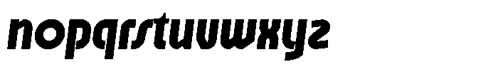 Eaglo Italic Font LOWERCASE