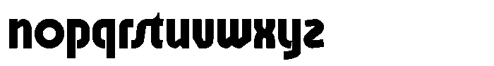 Eaglo Regular Font LOWERCASE