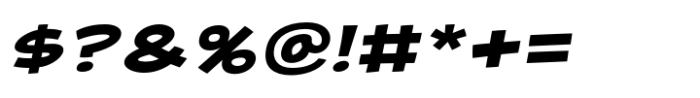 Ear Splitting BB Expanded Italic Font OTHER CHARS