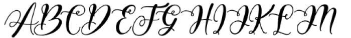 Early Christmas Italic Font UPPERCASE