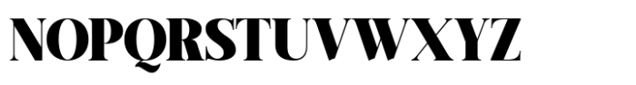 Early Lunar Elegant Serif Extra Bold Font UPPERCASE