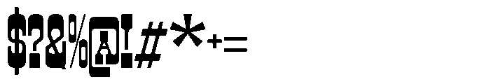 Earnestly Bold Font OTHER CHARS