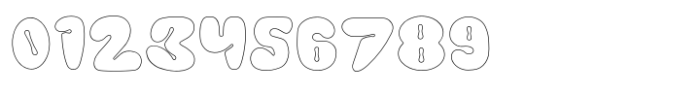 Eartune Outline Font OTHER CHARS