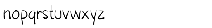 Ease Serif Regular Font LOWERCASE