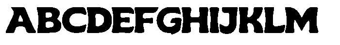 East Bound Font UPPERCASE