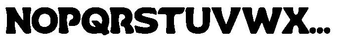 East Bound Font UPPERCASE