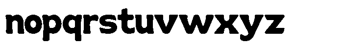 East Bound Font LOWERCASE
