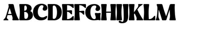 East Kind Groovy Serif Font UPPERCASE
