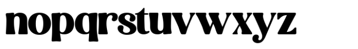 East Kind Groovy Serif Font LOWERCASE