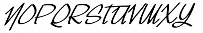 East Side NDP Italic Font UPPERCASE