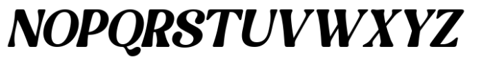 East kind Light Groovy Serif Light Italic Font UPPERCASE