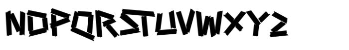 Eastape Font UPPERCASE
