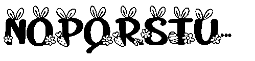 Easter Fabulous Italic Easter Fabulous Regular Font UPPERCASE