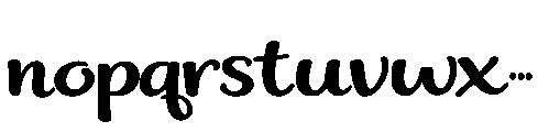 Easter Fabulous Italic Easter Fabulous Regular Font LOWERCASE