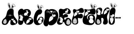 Easter Family Font UPPERCASE