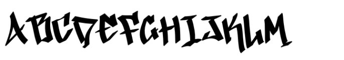 Easter Graffiti Font UPPERCASE