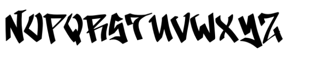 Easter Graffiti Font UPPERCASE