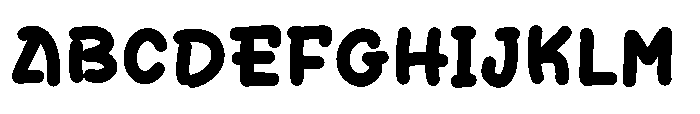 Easter Sprinkle Font UPPERCASE