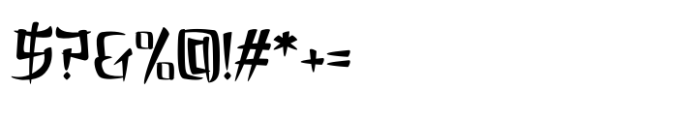 Eastern Echoes Regular Font OTHER CHARS