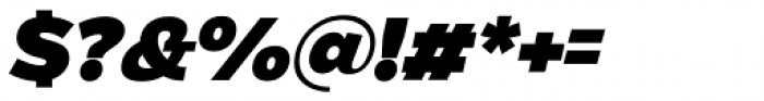 Eastman Alternate Black Italic Font OTHER CHARS